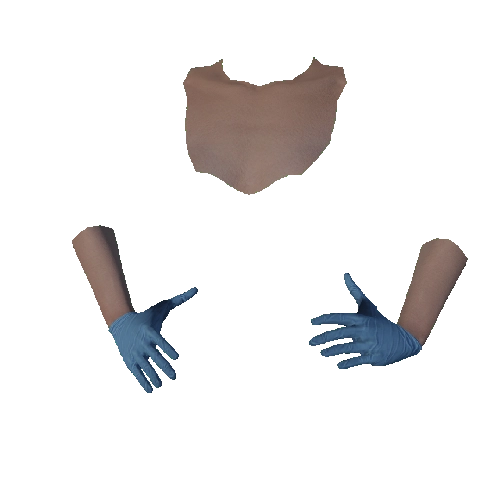 Blue Surgical Gloves