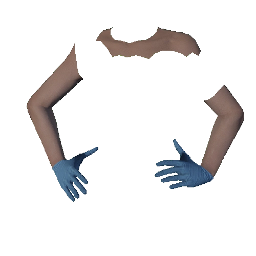 Blue Surgical Gloves