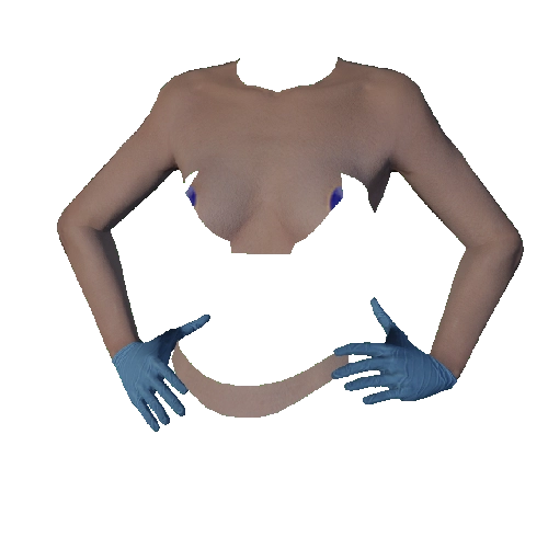 Blue Surgical Gloves
