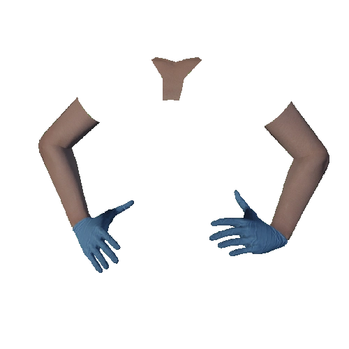 Blue Surgical Gloves