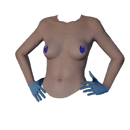 Blue Surgical Gloves