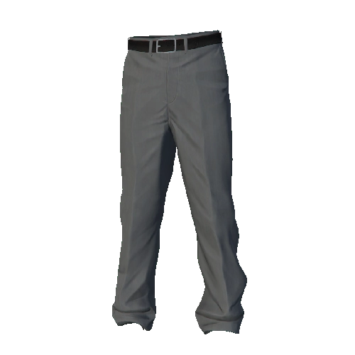 Gray Scruffy Suit Pants