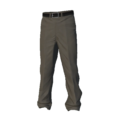 Beige Scruffy Suit Pants