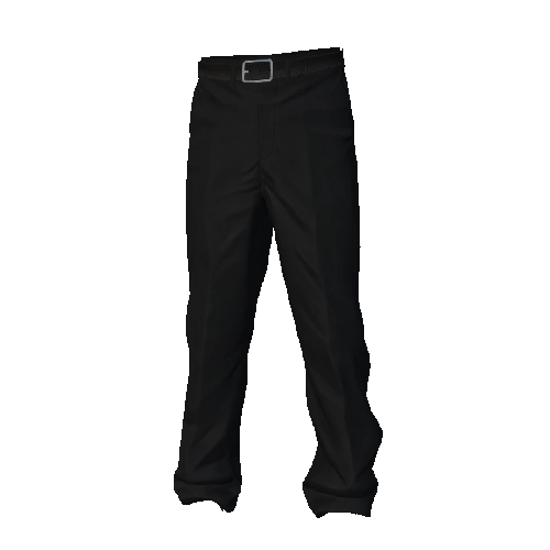 Black Scruffy Suit Pants