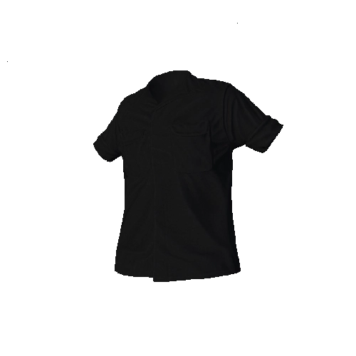 Black Rolled Shirt