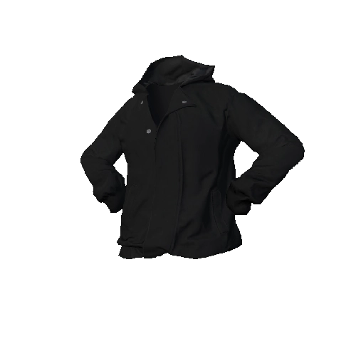 Black Hooded Jacket