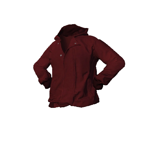 Red Hooded Jacket