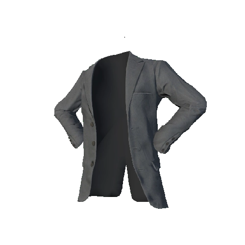 Gray Scruffy Jacket