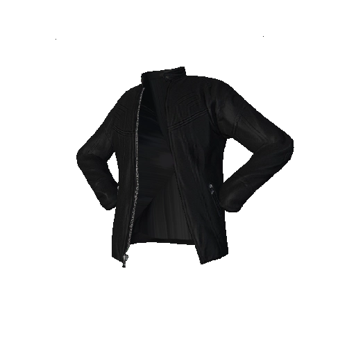 Black Fitted Leather Jacket