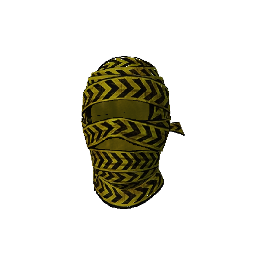 Black Arrow Tape Mask