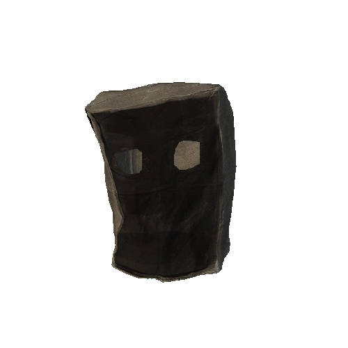 Blackout Paper Bag Mask