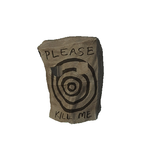 Kill Me Paper Bag Mask