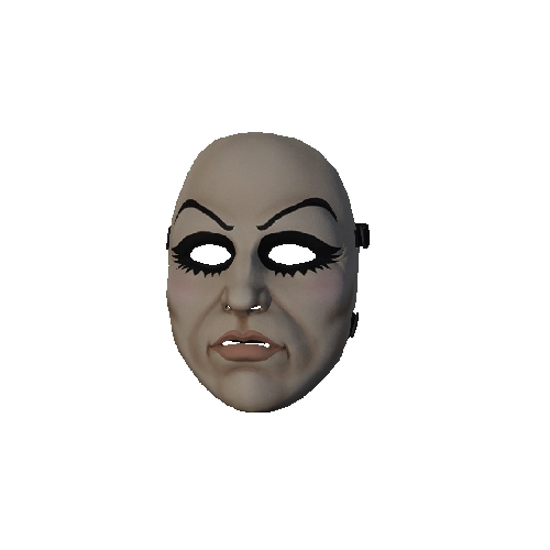 Mannequin Plastic Face Mask