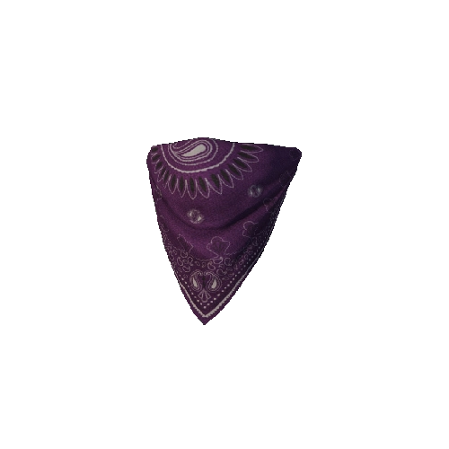 Purple Face Bandana