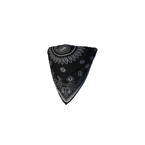 Paisley Face Bandana