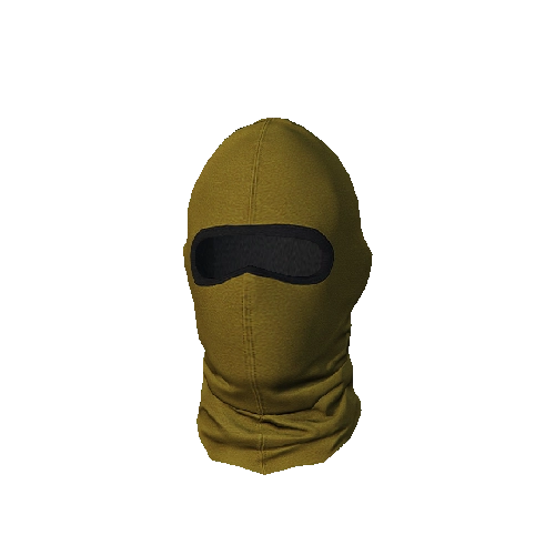 Yellow Tight Ski Mask