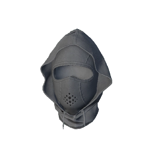 White Hooded Ski Mask
