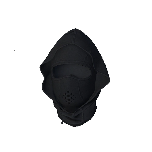 Charcoal Hooded Ski Mask