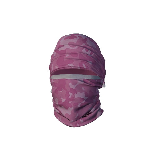 Pink Camo T-Shirt Mask