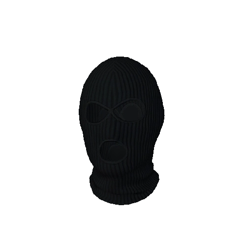 Black Knit Balaclava
