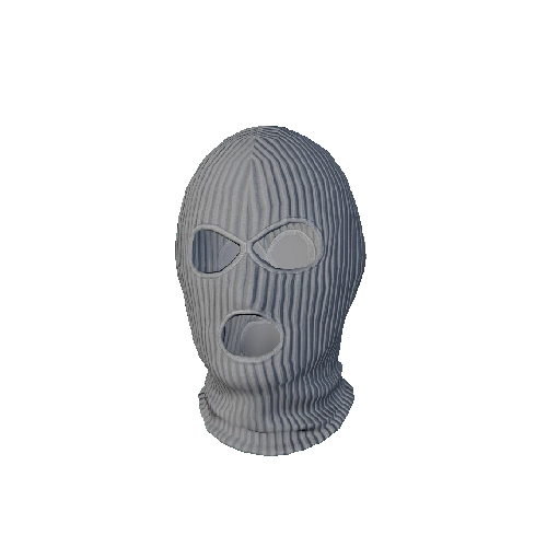 White Knit Balaclava