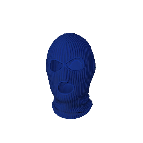 Blue Knit Balaclava