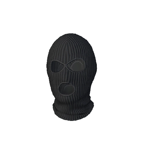 Gray Knit Balaclava