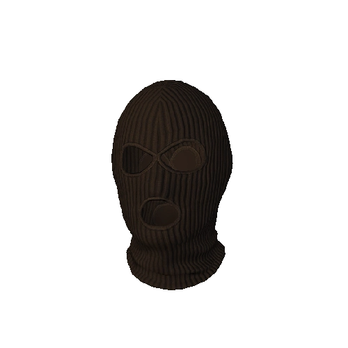 Brown Knit Balaclava