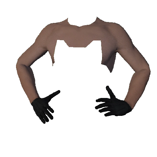 Black Leather Gloves