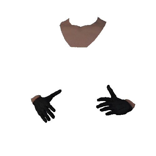 Black Leather Gloves