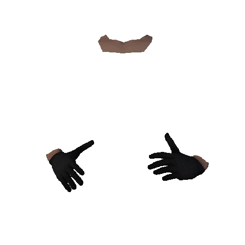 Black Woolen Gloves