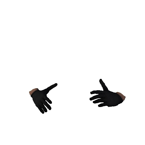 Black Woolen Gloves