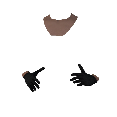 Black Woolen Gloves