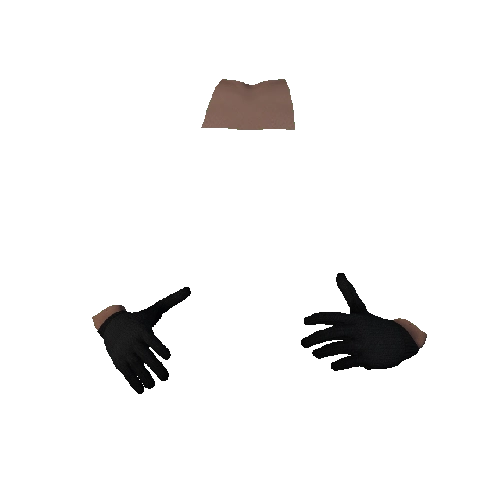 Black Woolen Gloves