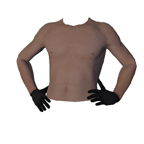 Black Woolen Gloves