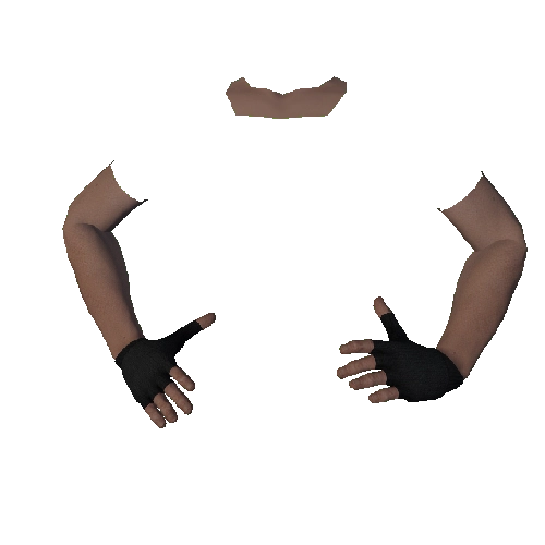 Black Fingerless Gloves