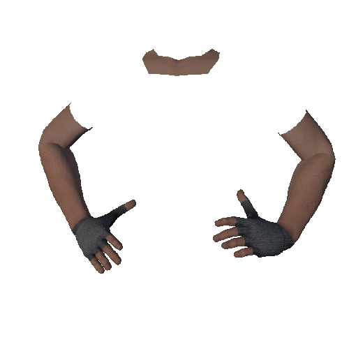 Gray Fingerless Gloves