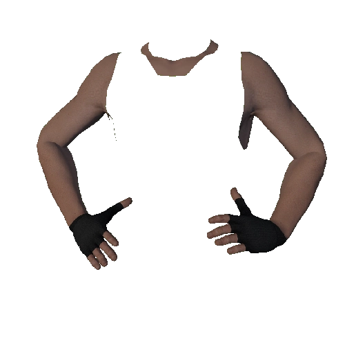 Black Fingerless Gloves