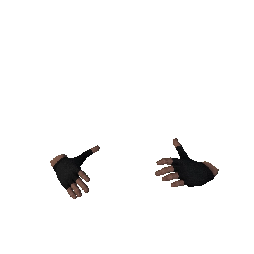 Black Fingerless Gloves
