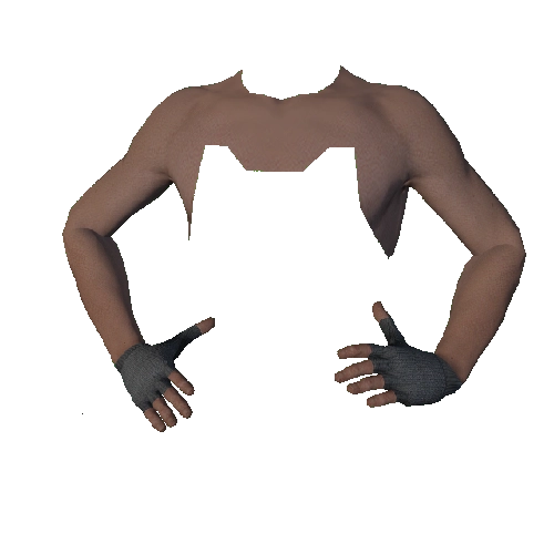 Gray Fingerless Gloves