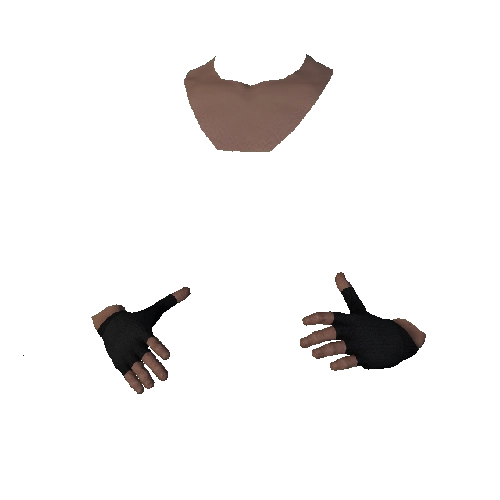 Black Fingerless Gloves