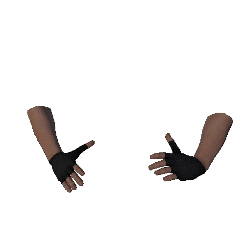 Black Fingerless Gloves