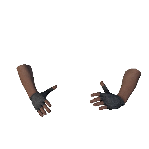 Gray Fingerless Gloves