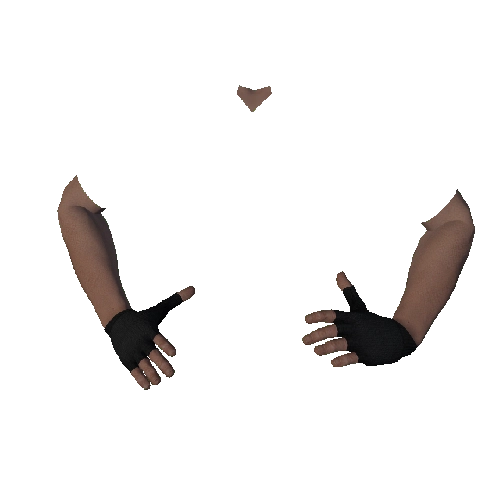 Black Fingerless Gloves