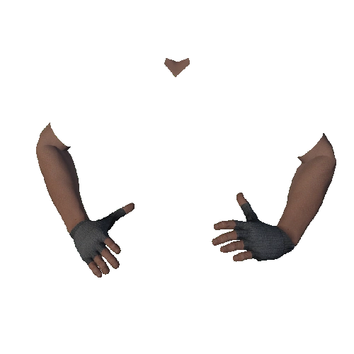 Gray Fingerless Gloves
