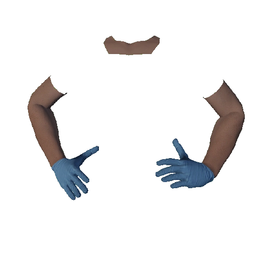 Blue Surgical Gloves
