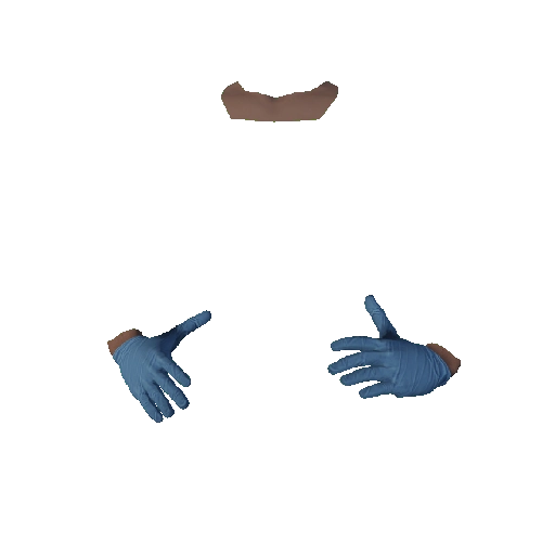 Blue Surgical Gloves