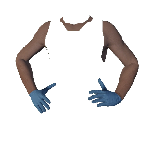 Blue Surgical Gloves