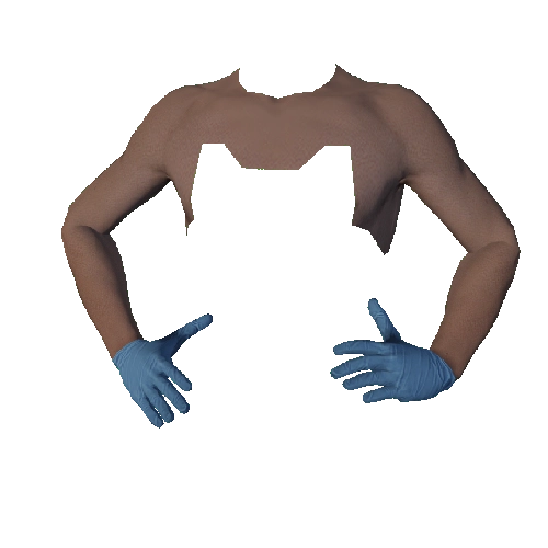 Blue Surgical Gloves