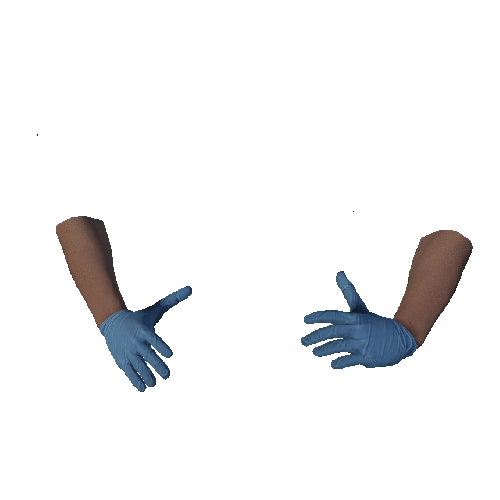 Blue Surgical Gloves